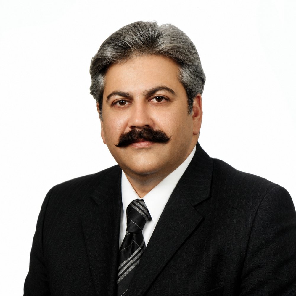 Portrait of Aamir Hameed Mirza, Founder & Principal Advisor of Aamir Mirza Law Associates